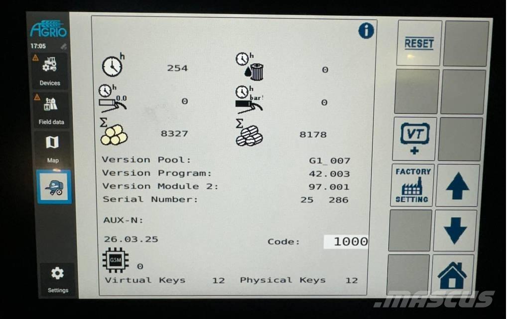 Goweil G1 F125 Kombi Ritinių presai