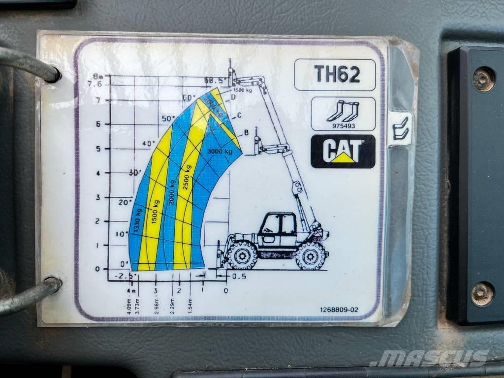CAT TH 62 Teleskopiniai krautuvai