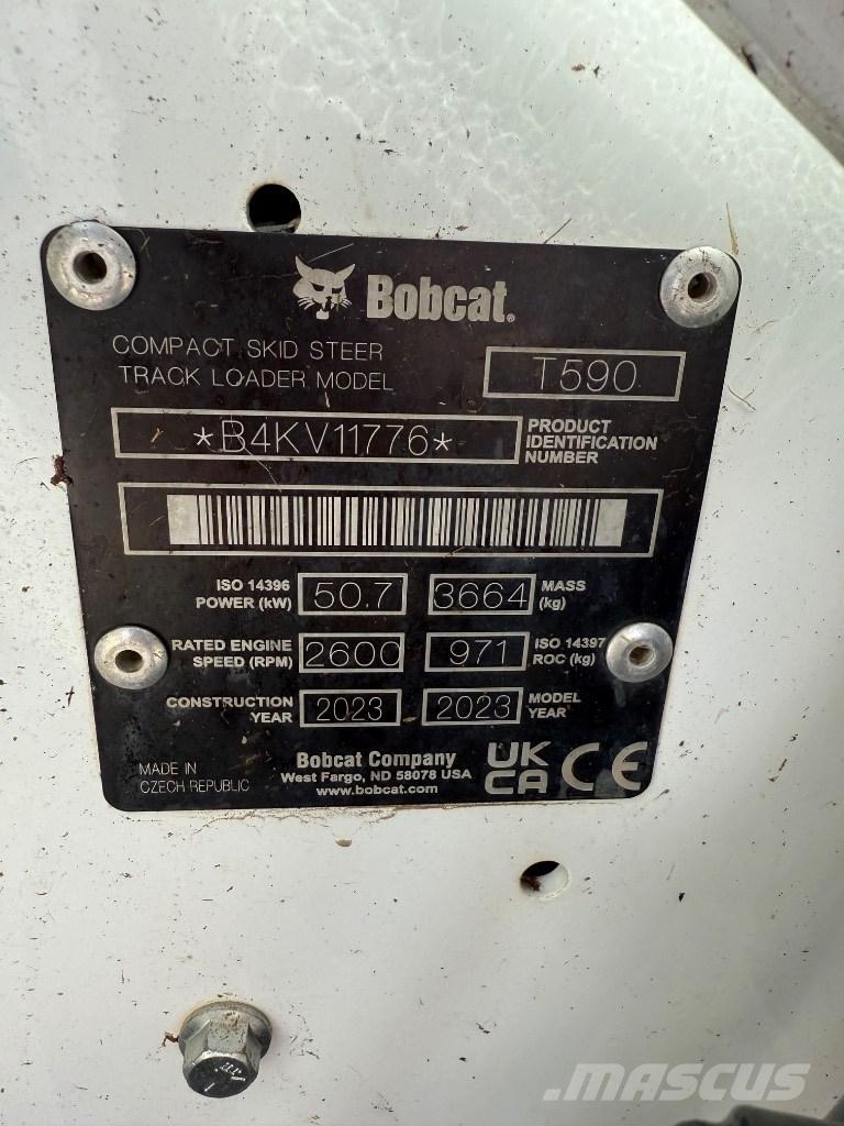 Bobcat T 590 HF Krautuvai su šoniniu pasukimu