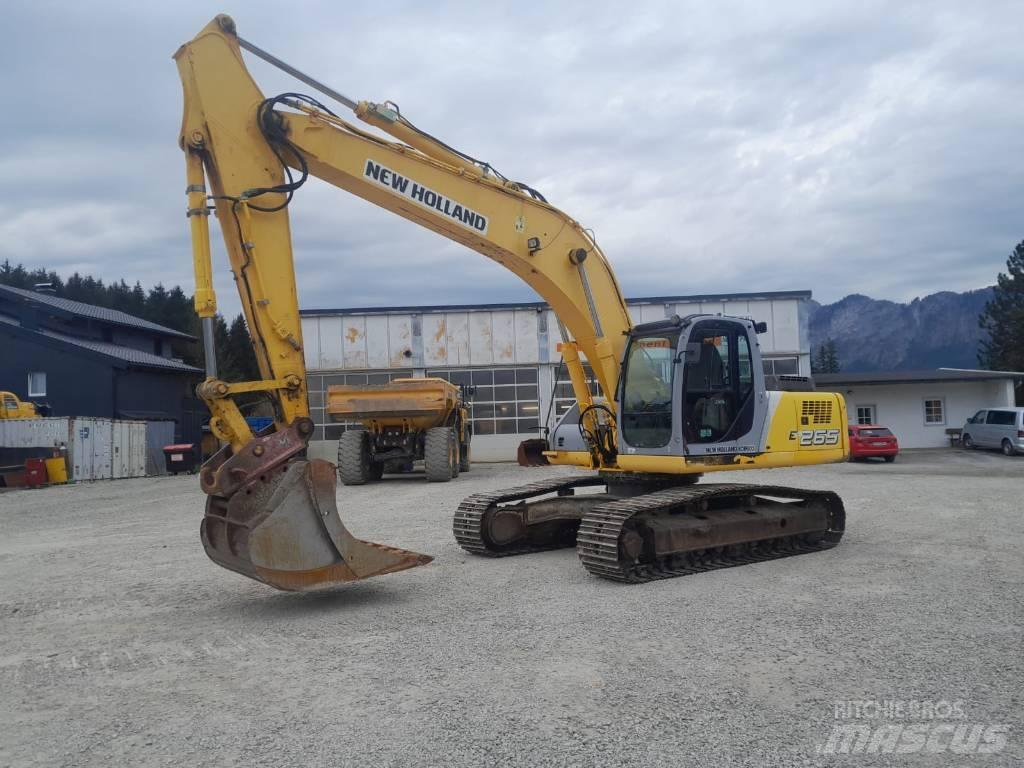 New Holland E 265 Vikšriniai ekskavatoriai