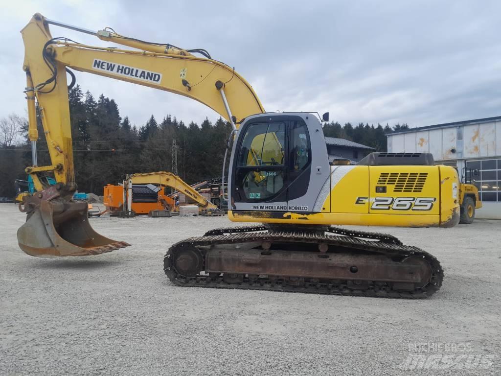 New Holland E 265 Vikšriniai ekskavatoriai