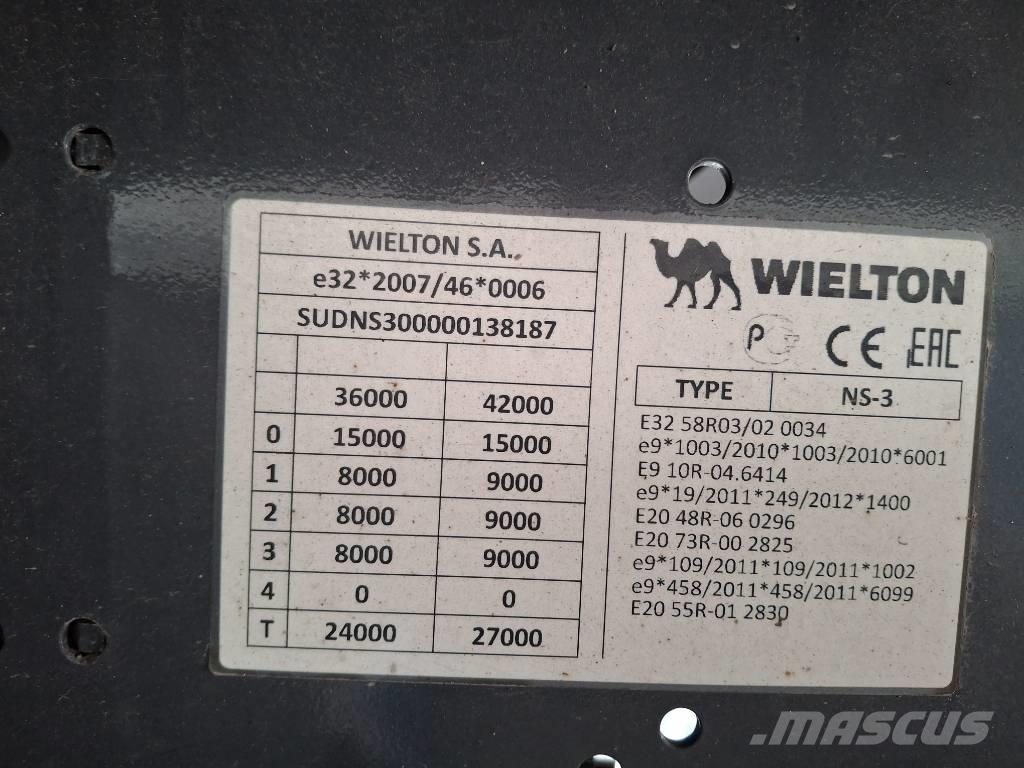 Wielton NS3K Tentinės puspriekabės