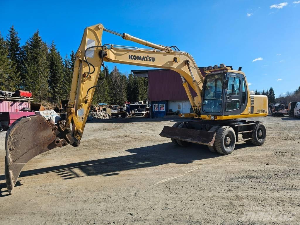 Komatsu PW 170-6 Ratiniai ekskavatoriai