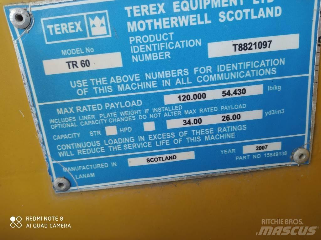 Terex TR 60 Atliekų išvežimo technika