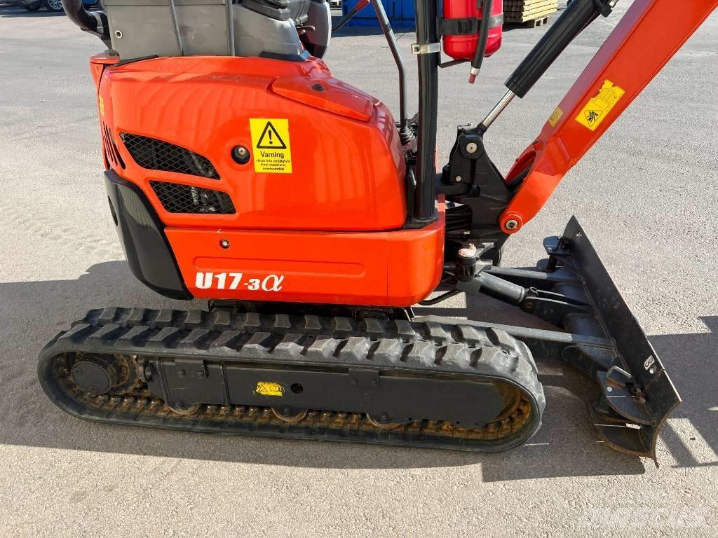 Kubota U 17-3 Mini ekskavatoriai < 7 t