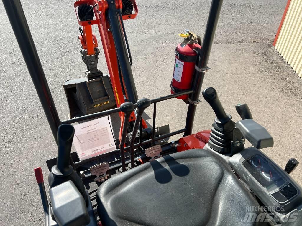 Kubota U 17-3 Mini ekskavatoriai < 7 t