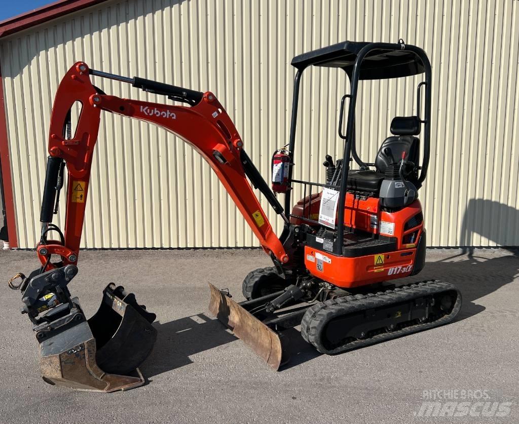 Kubota U 17-3 Mini ekskavatoriai < 7 t