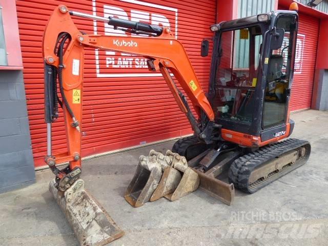 Kubota U 27-4 Mini ekskavatoriai < 7 t