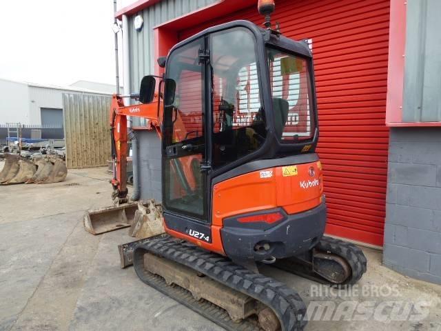 Kubota U 27-4 Mini ekskavatoriai < 7 t