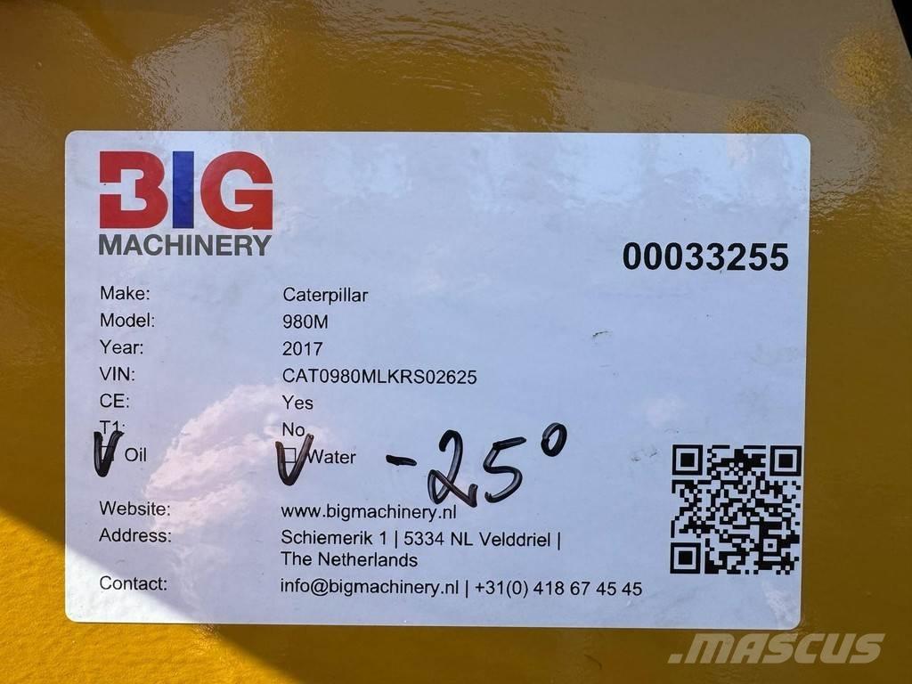 CAT 980M Naudoti ratiniai krautuvai