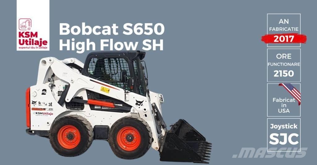 Bobcat S 650 Krautuvai su šoniniu pasukimu