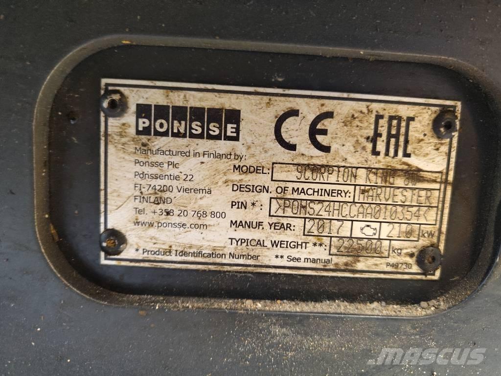 Ponsse Scorpion King Miško technika (Harvesteriai)