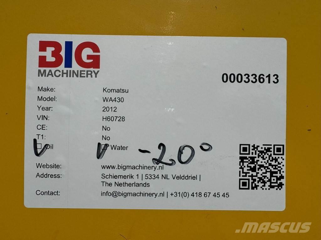 Komatsu WA430-6 Naudoti ratiniai krautuvai