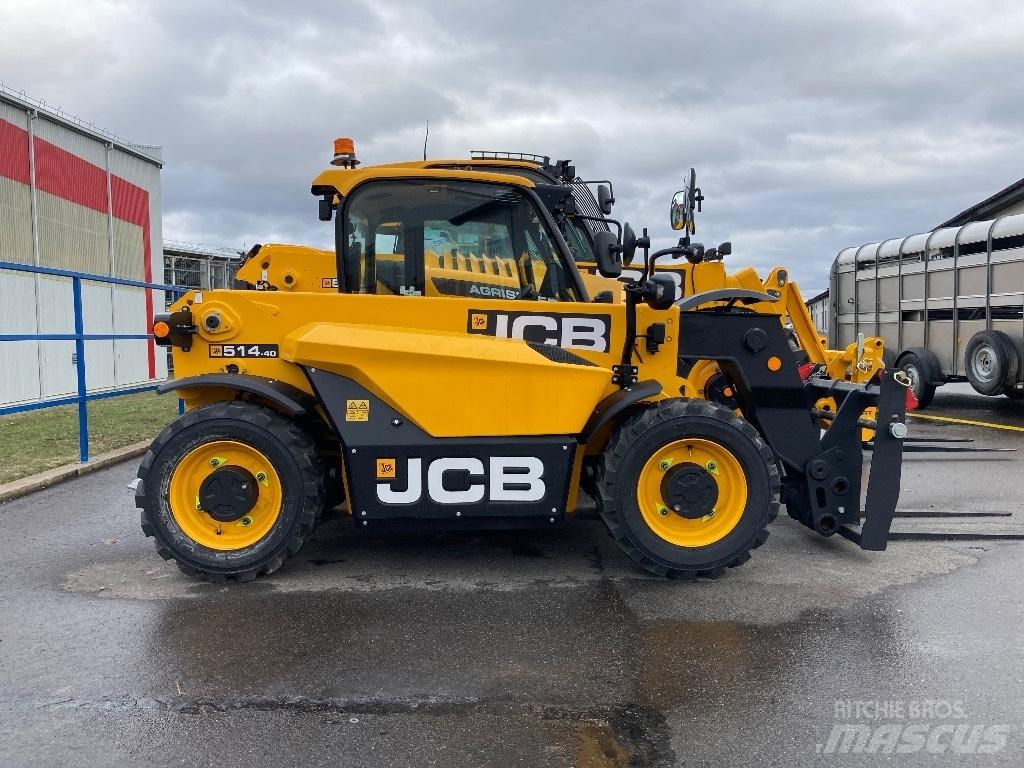 JCB 514-40 Agri Teleskopiniai krautuvai žemės ūkiui