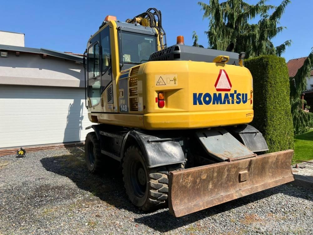 Komatsu PW 148-8 Ratiniai ekskavatoriai