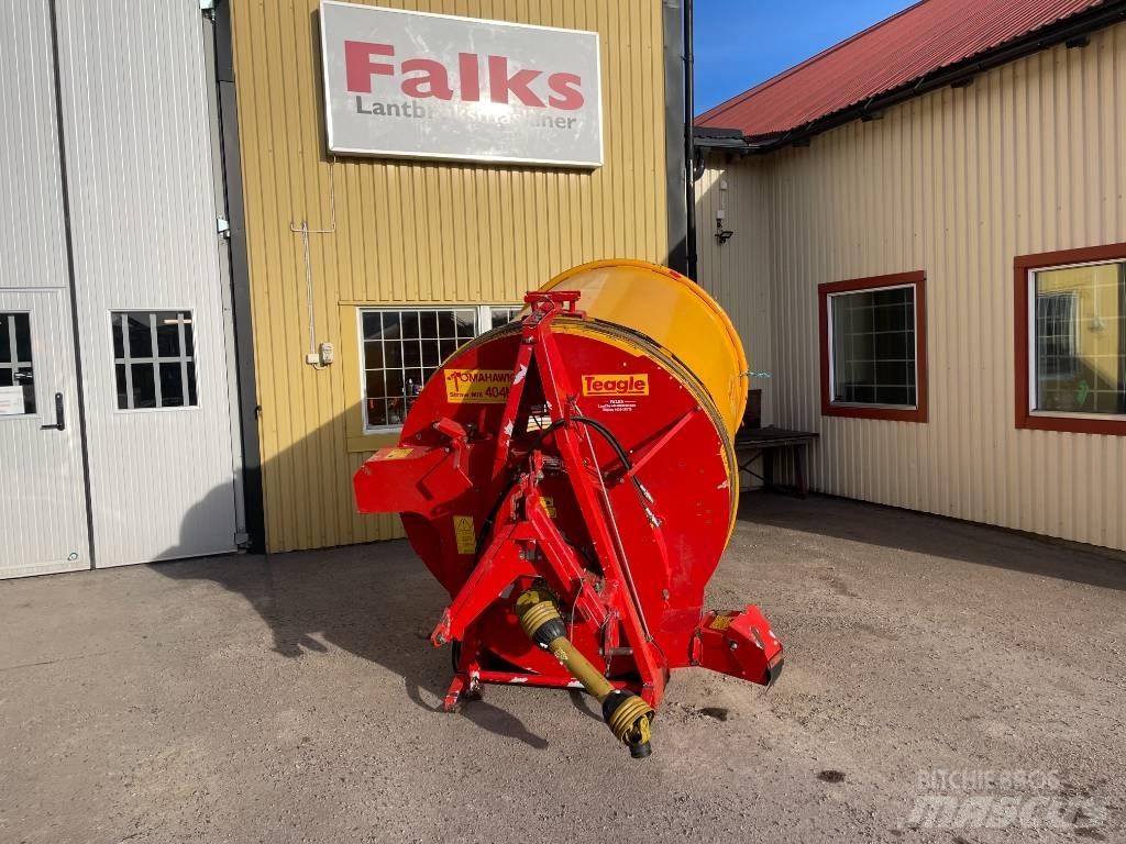 TEAGLE TOMAHAWK 404M Ryšulių smulkinimo, pjaustymo ir išvyniojimo įrenginiai