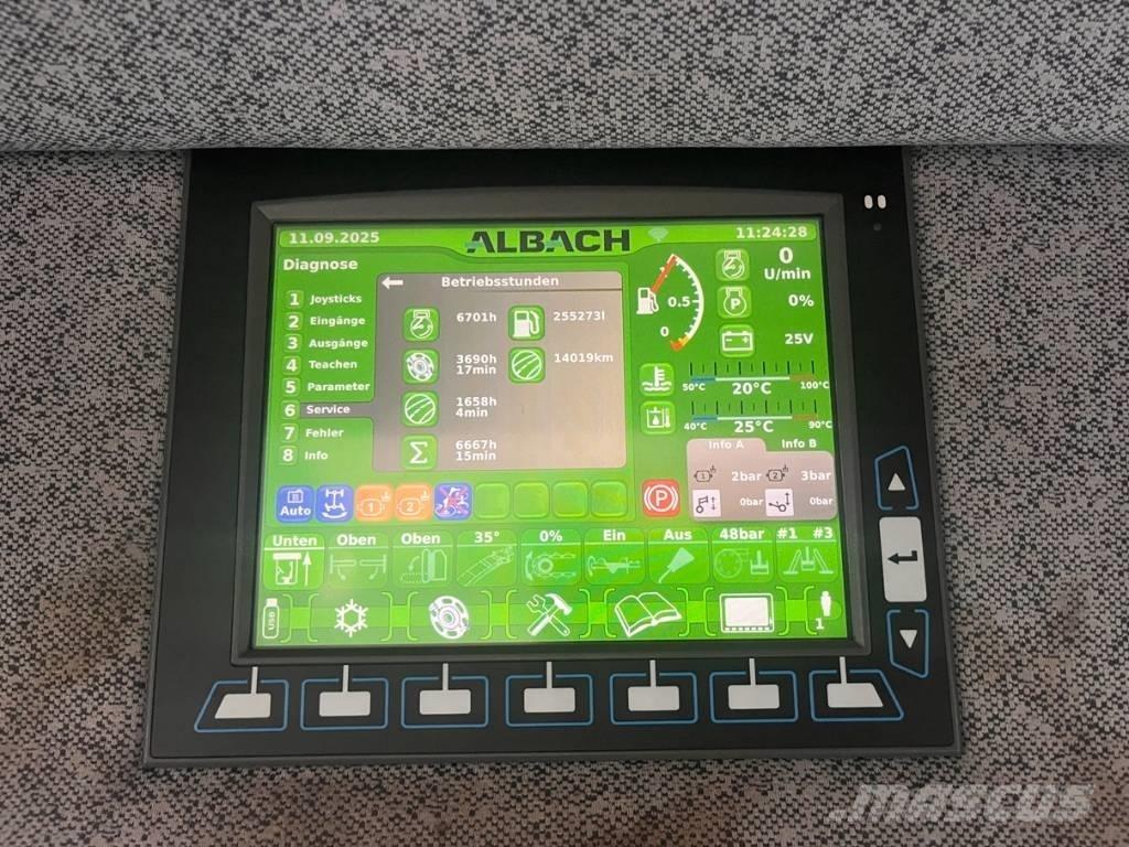 Albach Diamant 2000 Medienos smulkintuvai