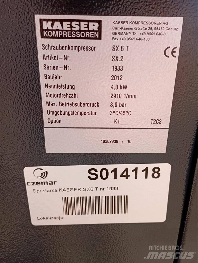 Kaeser SX6 T Kompresoriai