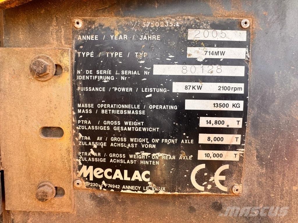 Mecalac 714 MW Ratiniai ekskavatoriai