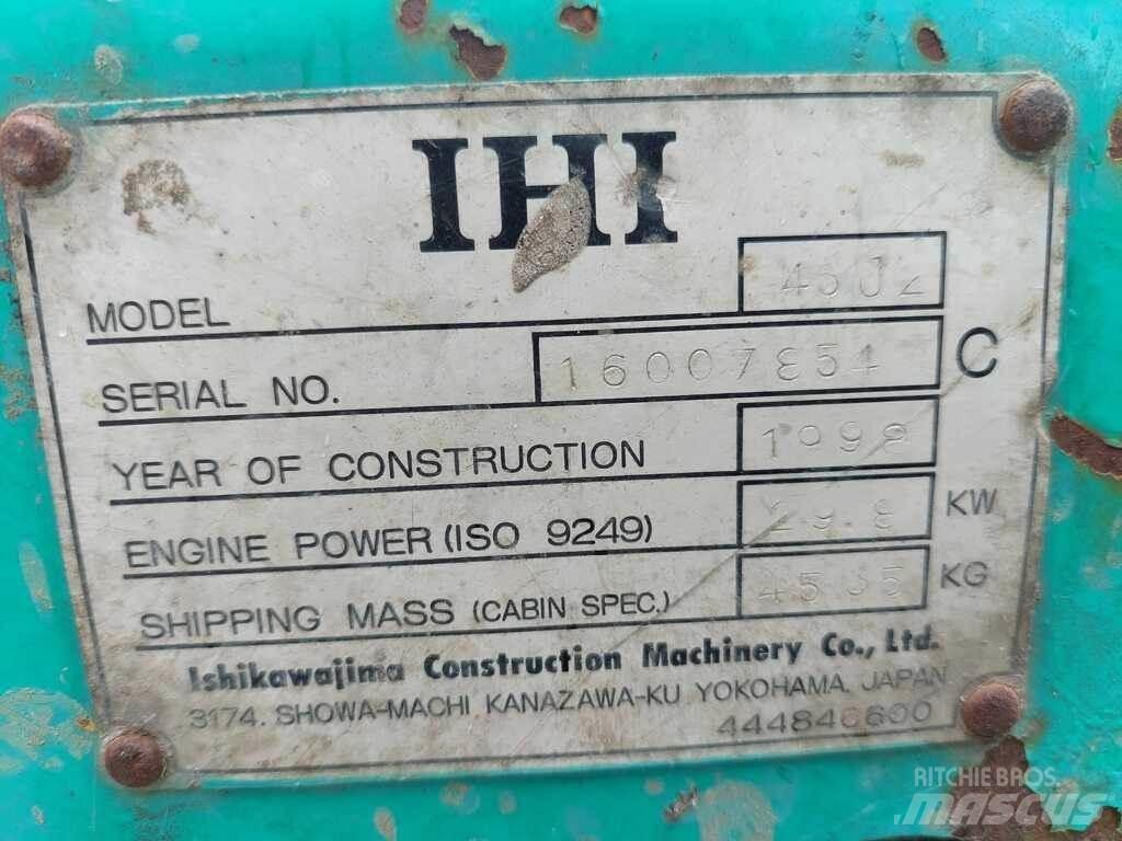 IHI 45J Mini ekskavatoriai < 7 t