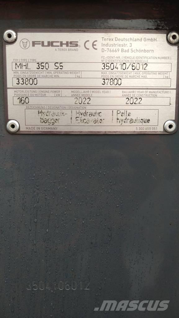 Fuchs 350 Uosto kranai