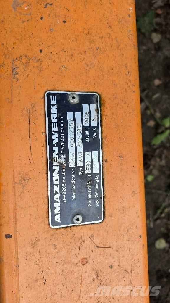 Amazone Taurus 3000 Diskinės akėčios