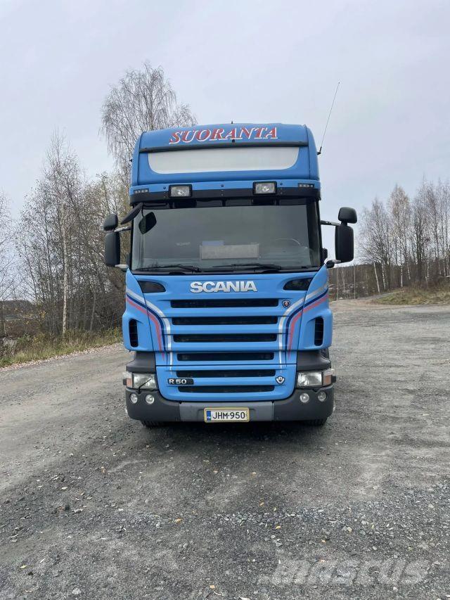 Scania R500 6x2 Konteinerių nuožulnaus pakėlimo ant platformos krautuvai