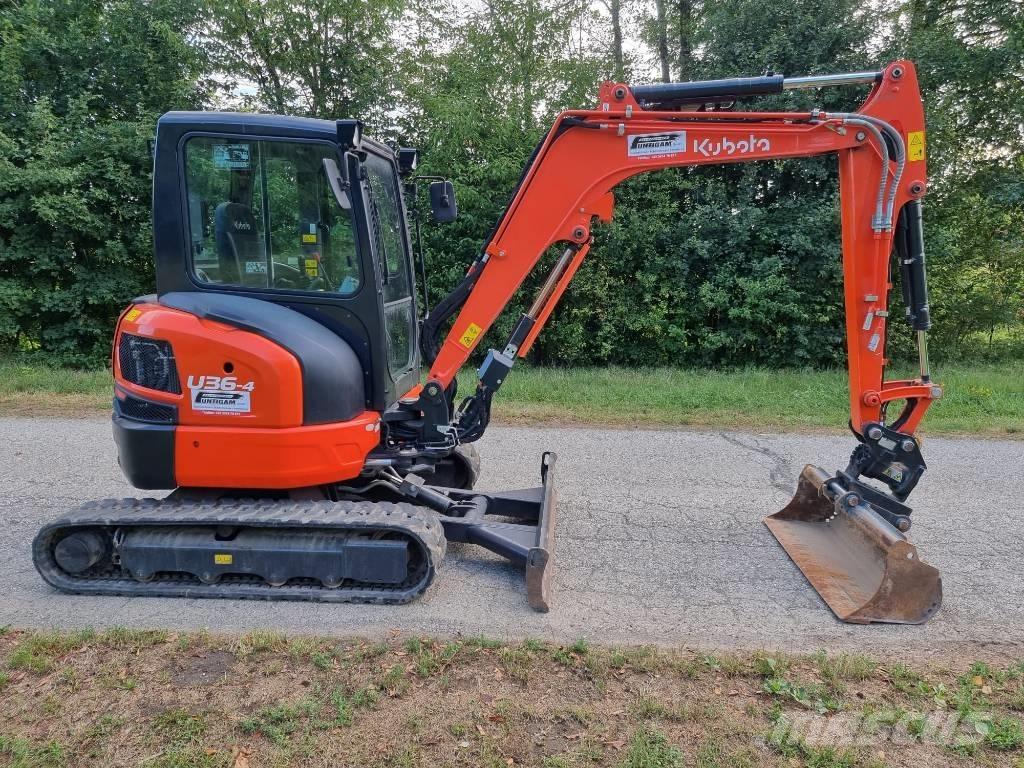 Kubota U 36-4 Mini ekskavatoriai < 7 t