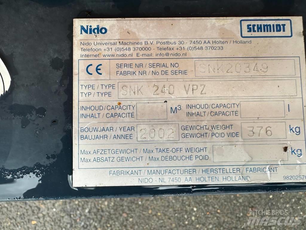 Nido SNK240VPZ Sniego peiliai ir valytuvai