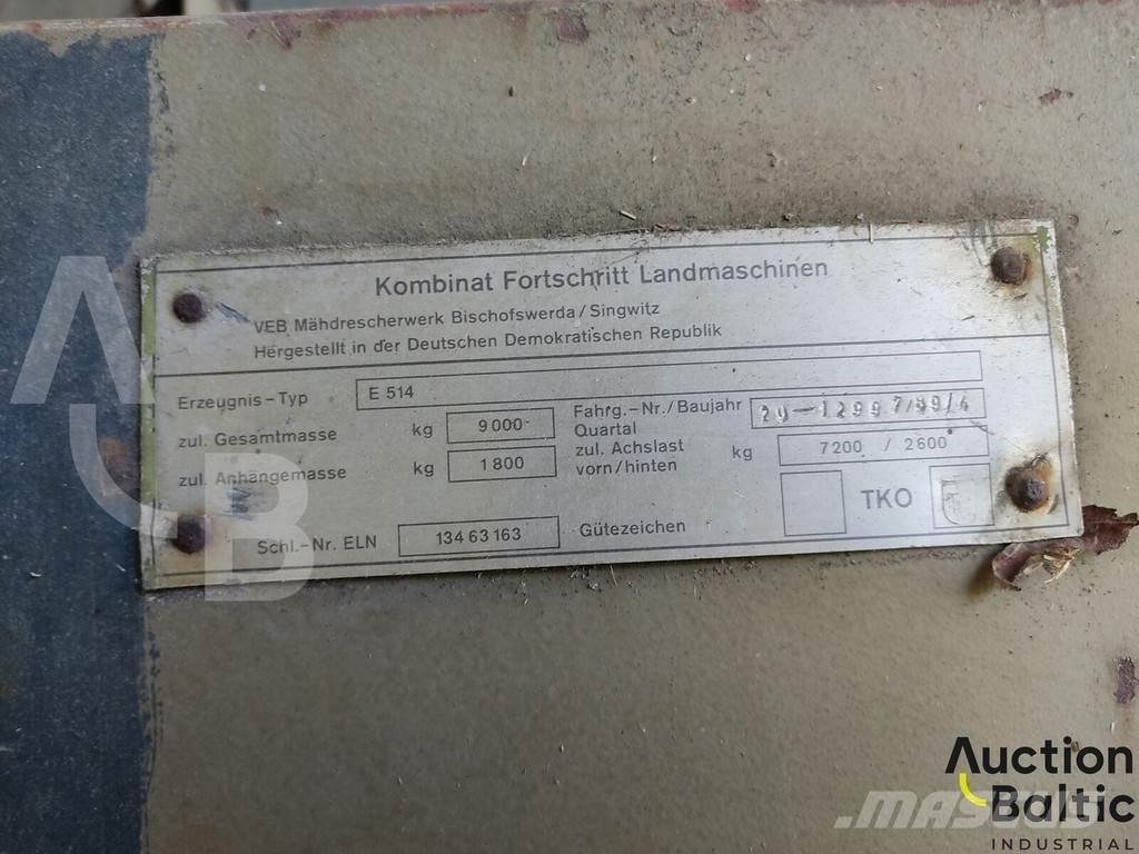 Fortschritt E 514 Derliaus nuėmimo kombainai