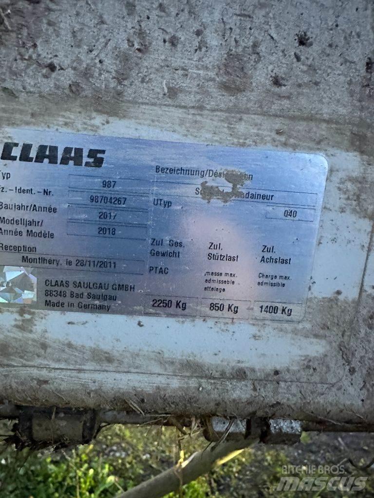CLAAS Liner 2800 Šieno grėbliai ir vartytuvai