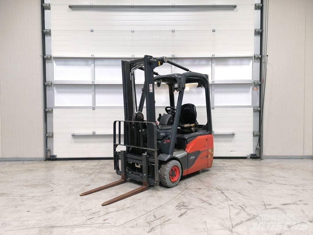 Linde E14-02 Elektriniai šakiniai krautuvai