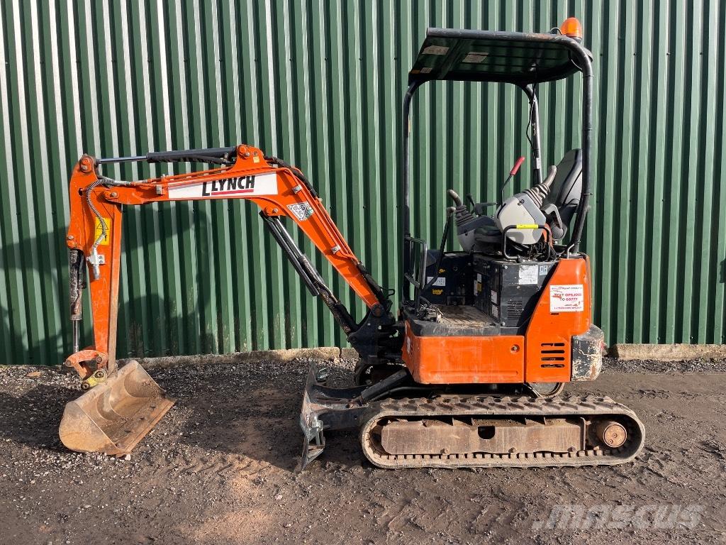 Hitachi ZX 19 U-6 Mini ekskavatoriai < 7 t