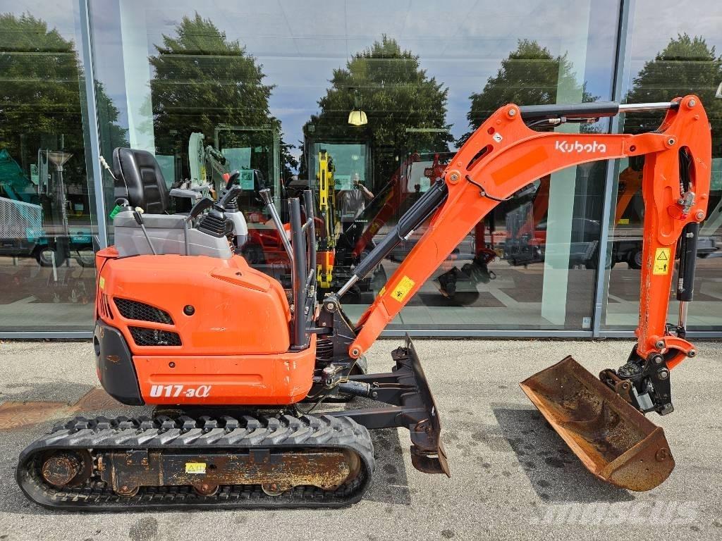 Kubota u17-3a Mini ekskavatoriai < 7 t