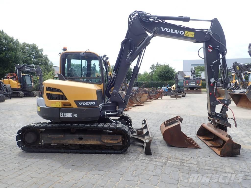 Volvo ECR 88 D Vidutinės galios ekskavatoriai 7-12 t
