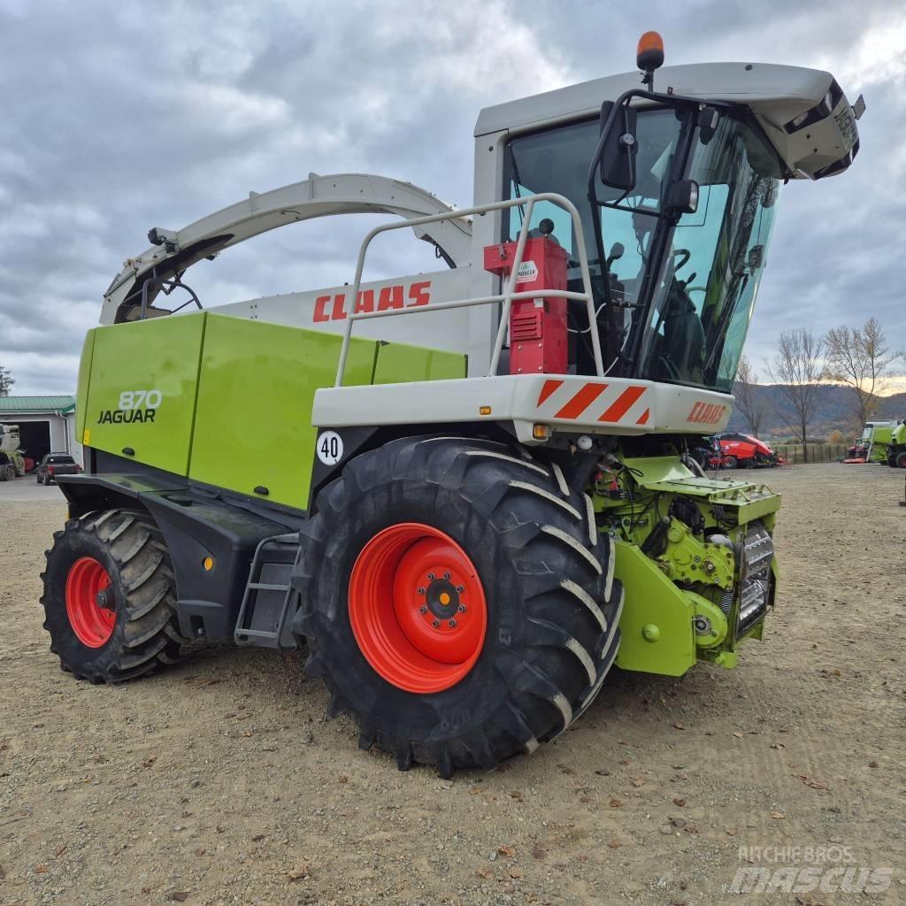 CLAAS Jaguar 870 Pašarų ruošimo technika