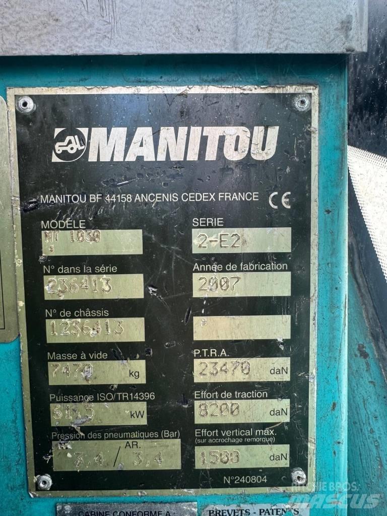 Manitou MT 1030 S Teleskopiniai krautuvai