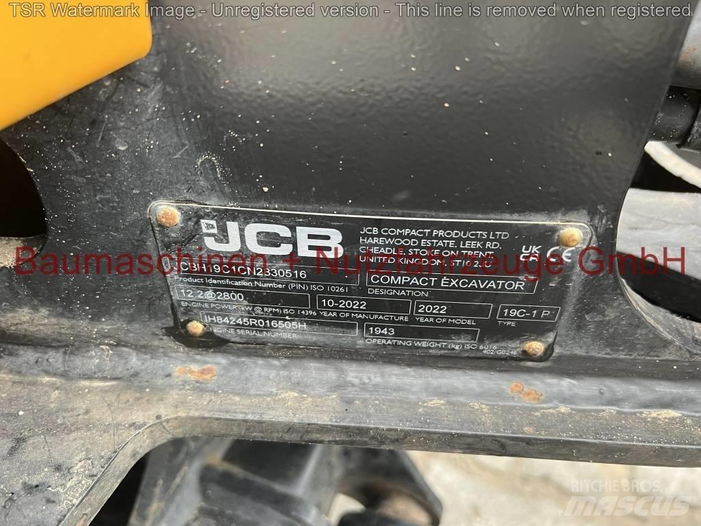 JCB 19C -gebraucht- Mini ekskavatoriai < 7 t