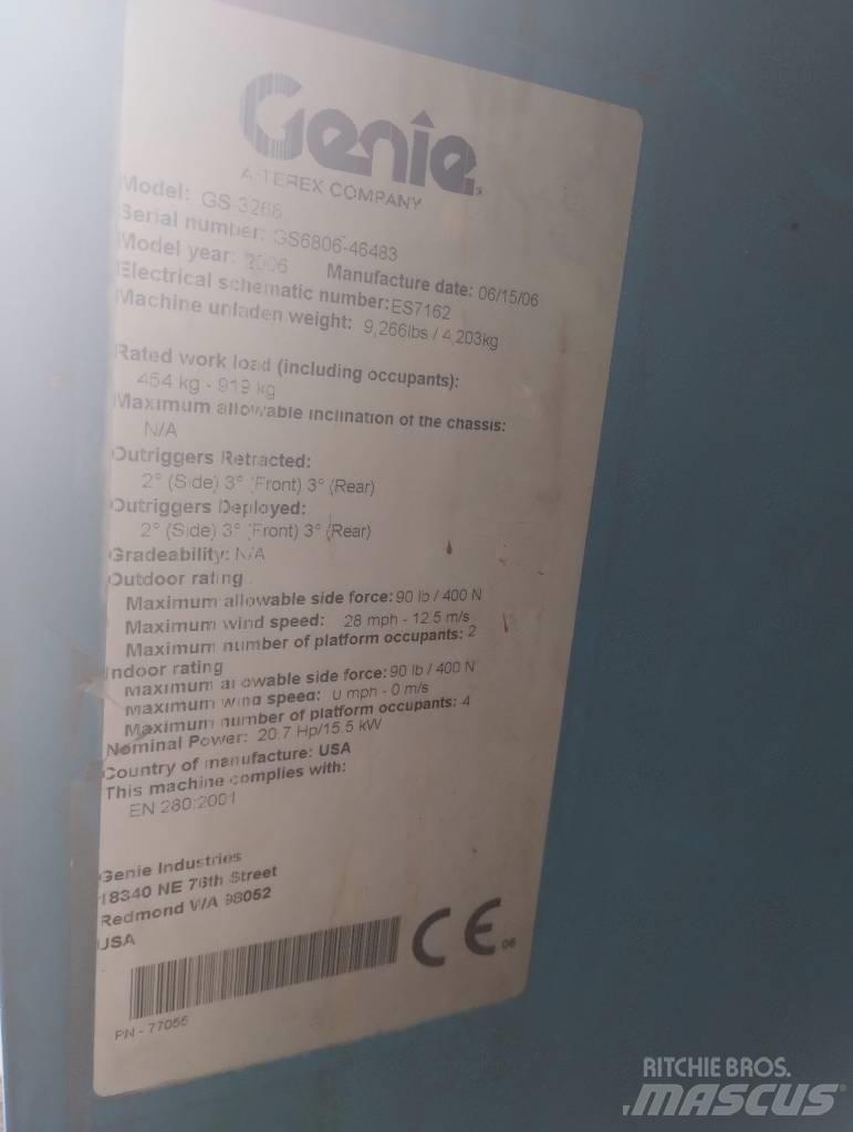 Genie GS 3268 Žirkliniai keltuvai