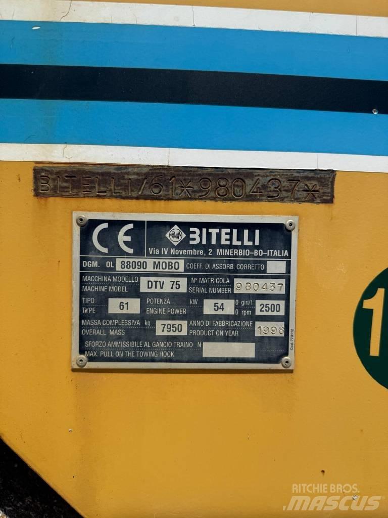 Bitelli DTV 75 Porinių būgnų volai