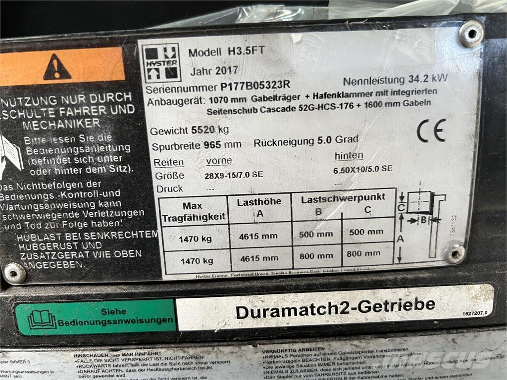 Hyster H3.5 FT/ 23R Dyzeliniai krautuvai