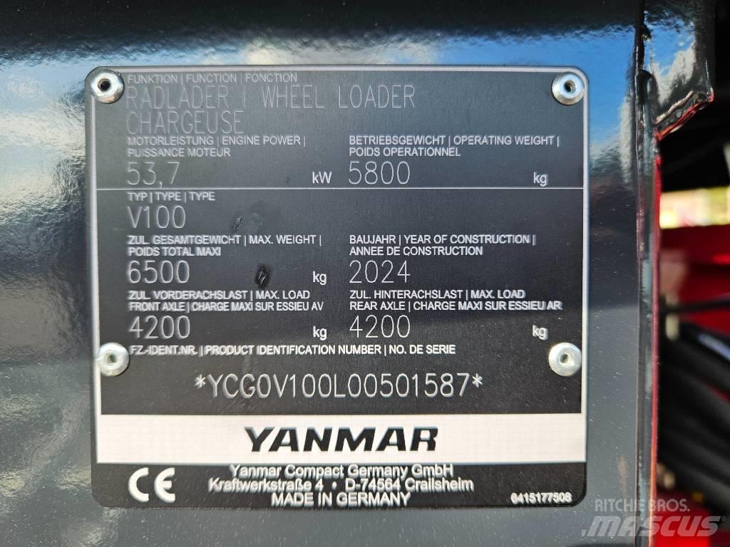 Yanmar V 100 Universalūs ratiniai krautuvai