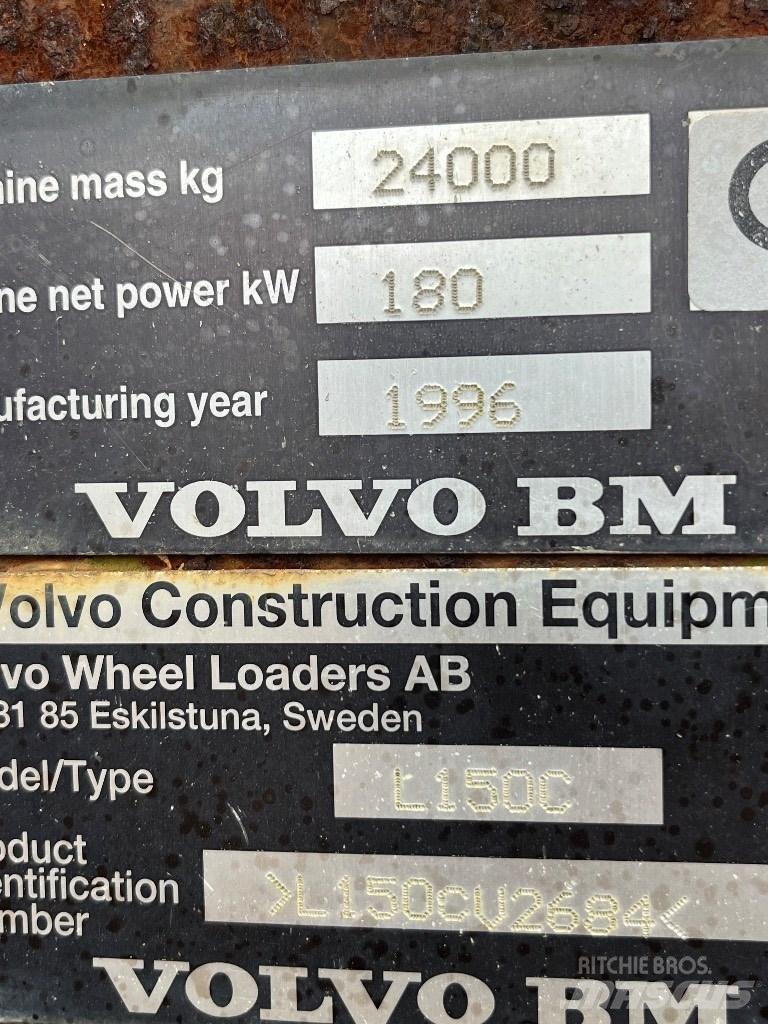 Volvo L 150 C Naudoti ratiniai krautuvai