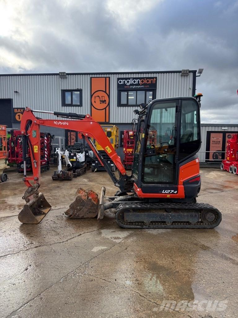 Kubota U 27-4 Mini ekskavatoriai < 7 t