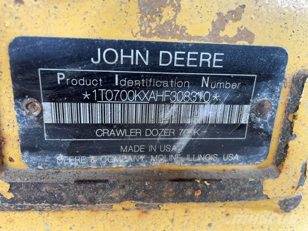 John Deere 700 KLGP Vikšriniai buldozeriai