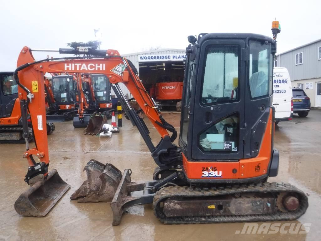 Hitachi ZX 33 U-6 Mini ekskavatoriai < 7 t