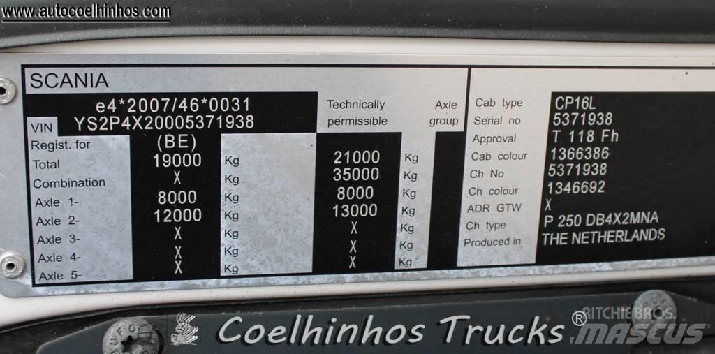 Scania P 250 Sunkvežimiai su dengtu kėbulu