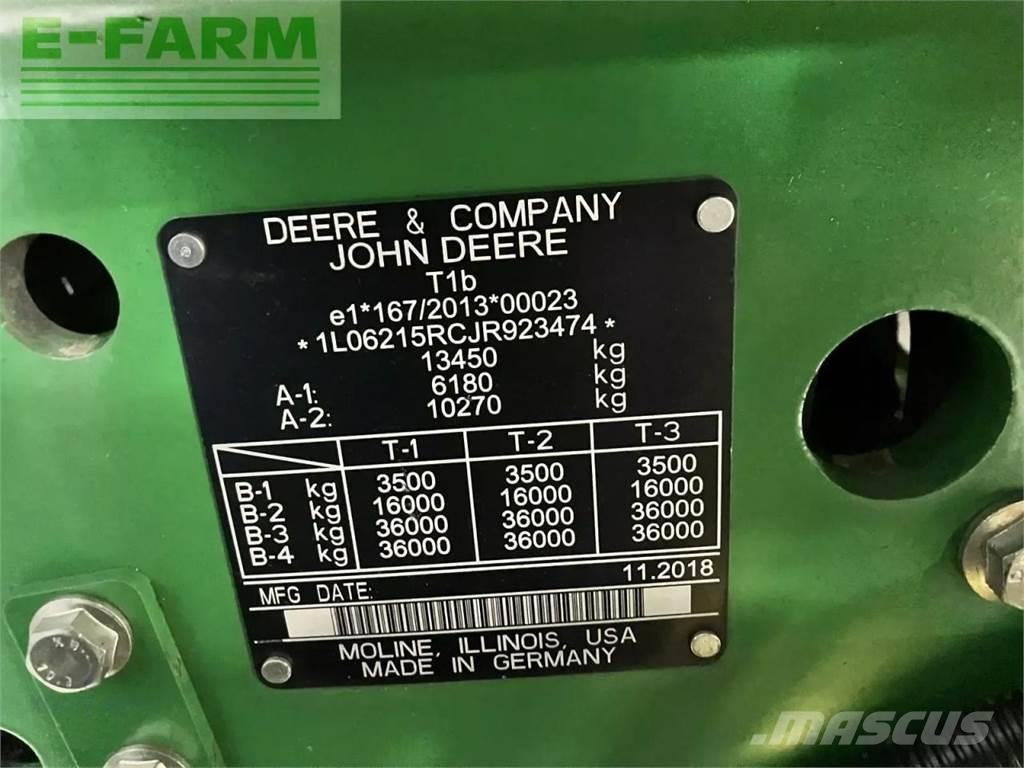 John Deere 6215r Traktoriai