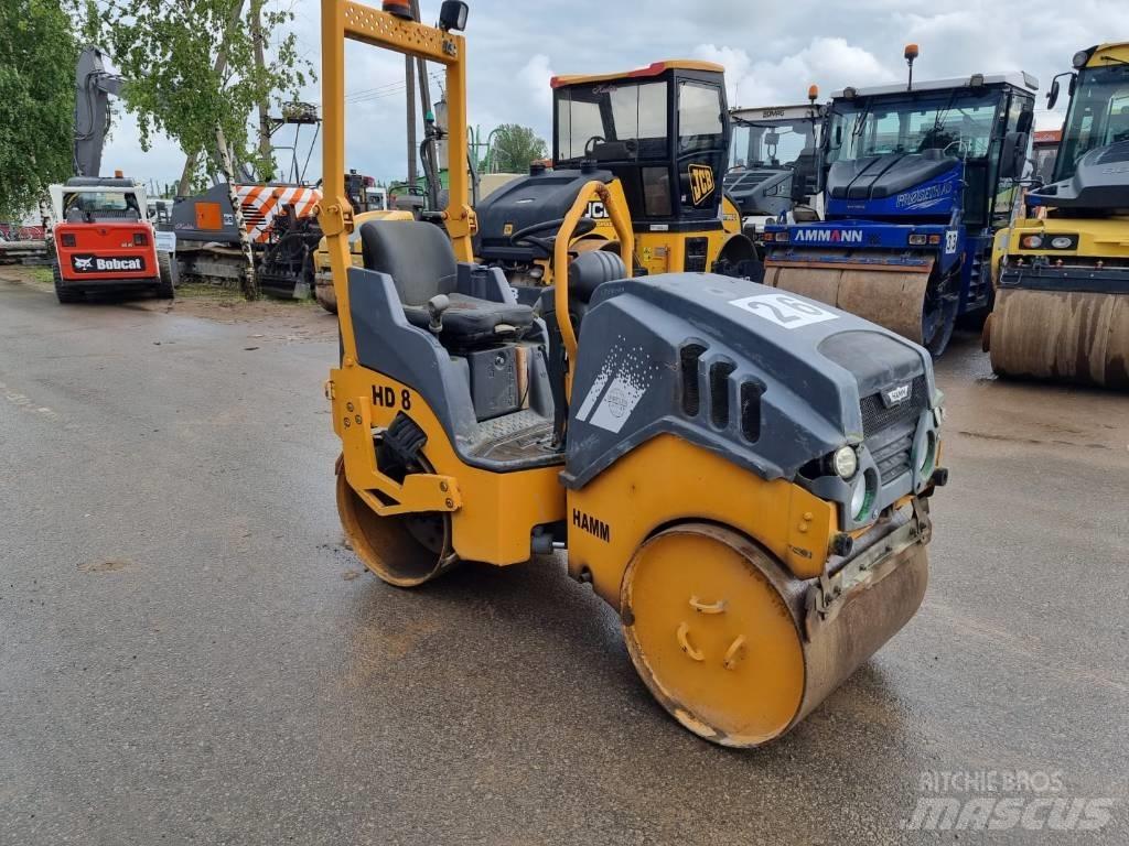 Hamm HD8 CW Porinių būgnų volai