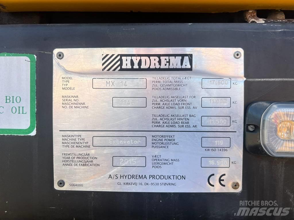 Hydrema MX14 Ratiniai ekskavatoriai